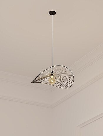 Suspension en métal noir