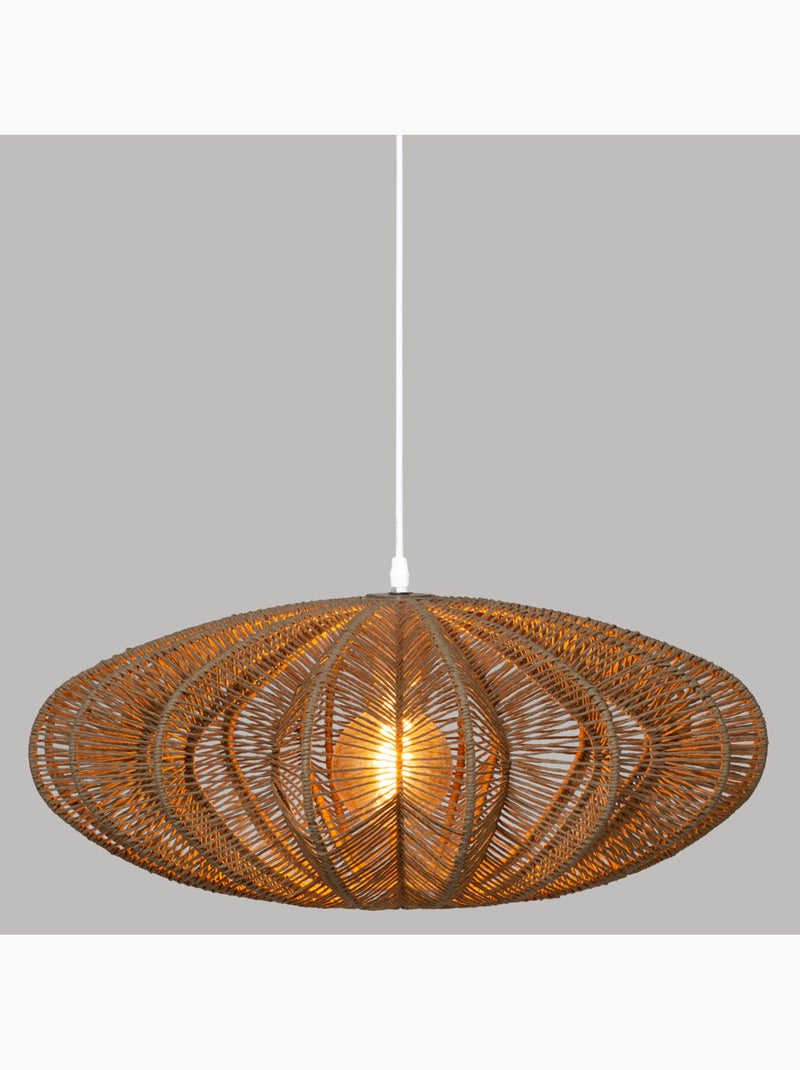 Suspension en papier tissé TERY Beige - Kiabi