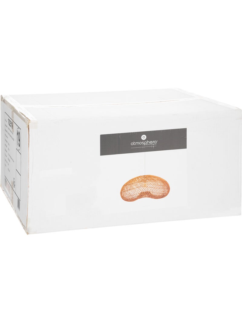 Suspension en rotin jeny Beige - Kiabi