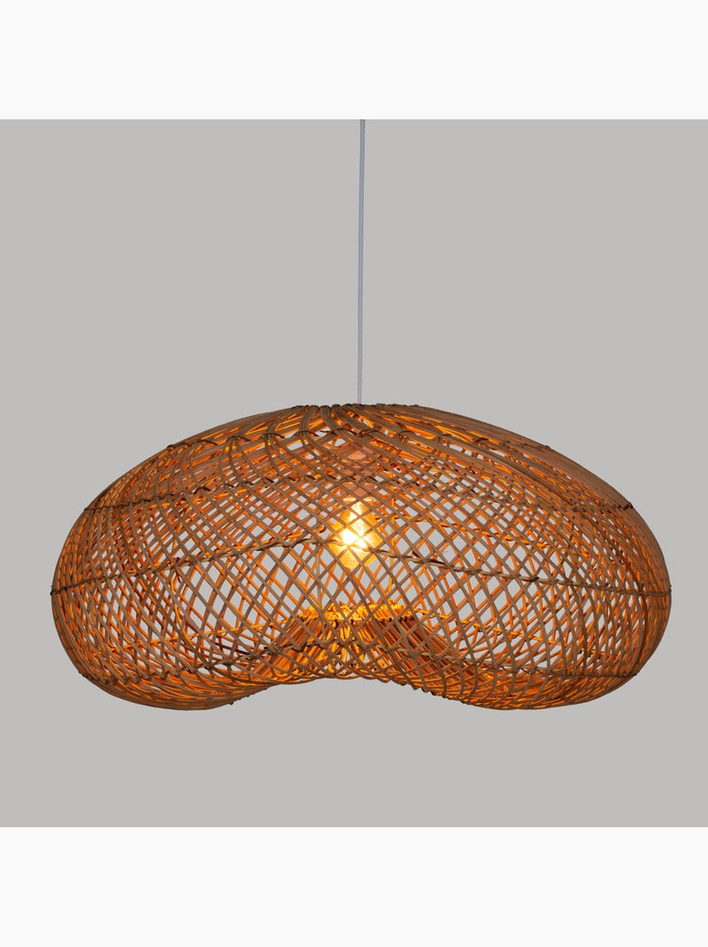 Suspension en rotin jeny Beige - Kiabi