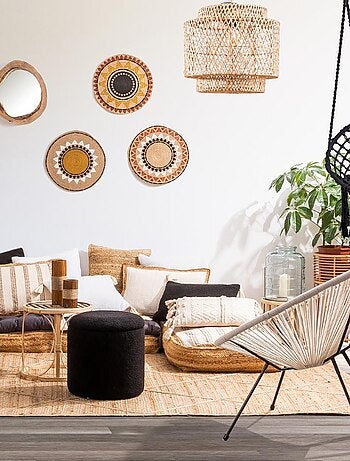 Suspension en rotin PECHEUR 'Deko&co'