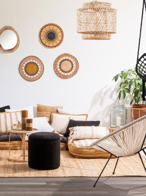 Suspension en rotin PECHEUR 'Deko&co' - Kiabi