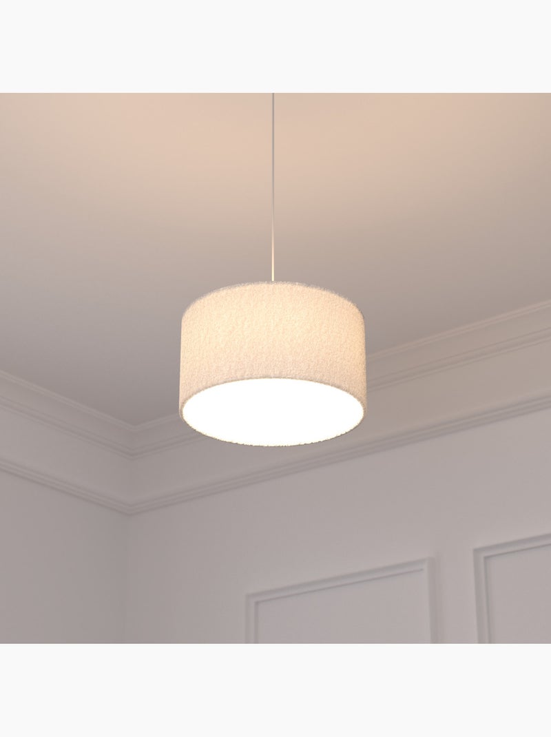 Suspension en tissu bouclette TINA Blanc - Kiabi