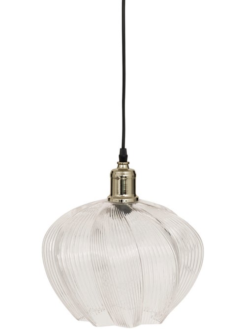 Suspension en verre design floral PHYLAS - Kiabi