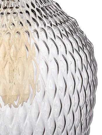 Suspension en verre fumé Omaha H25