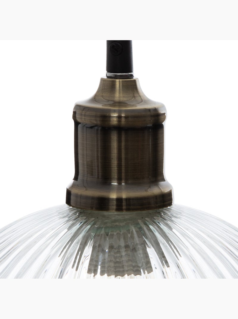 Suspension en verre texturé LAYE Transparent - Kiabi