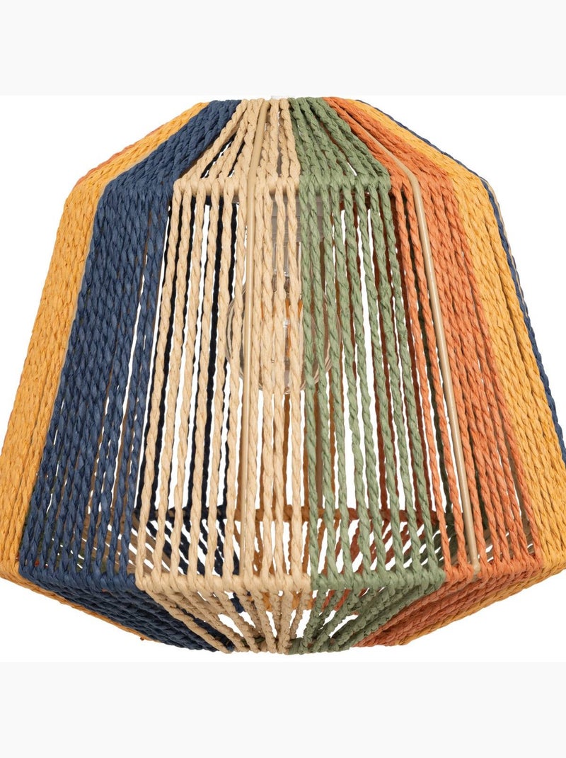 Suspension enfant en corde de papier tressée JILY Multicolore - Kiabi