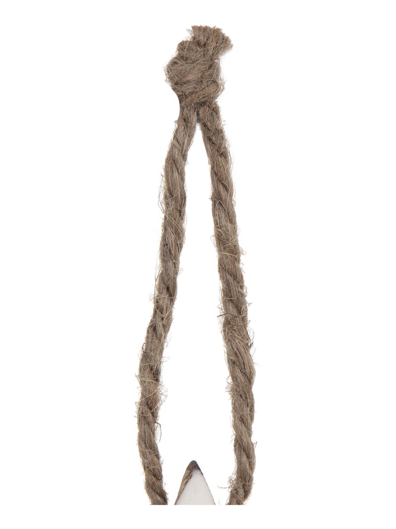 Suspension étoile en bois Blanc - Kiabi