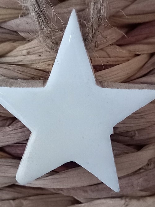 Suspension étoile en résine - Kiabi