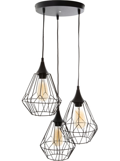 Suspension filaire 3 spots métal KAORE - Kiabi