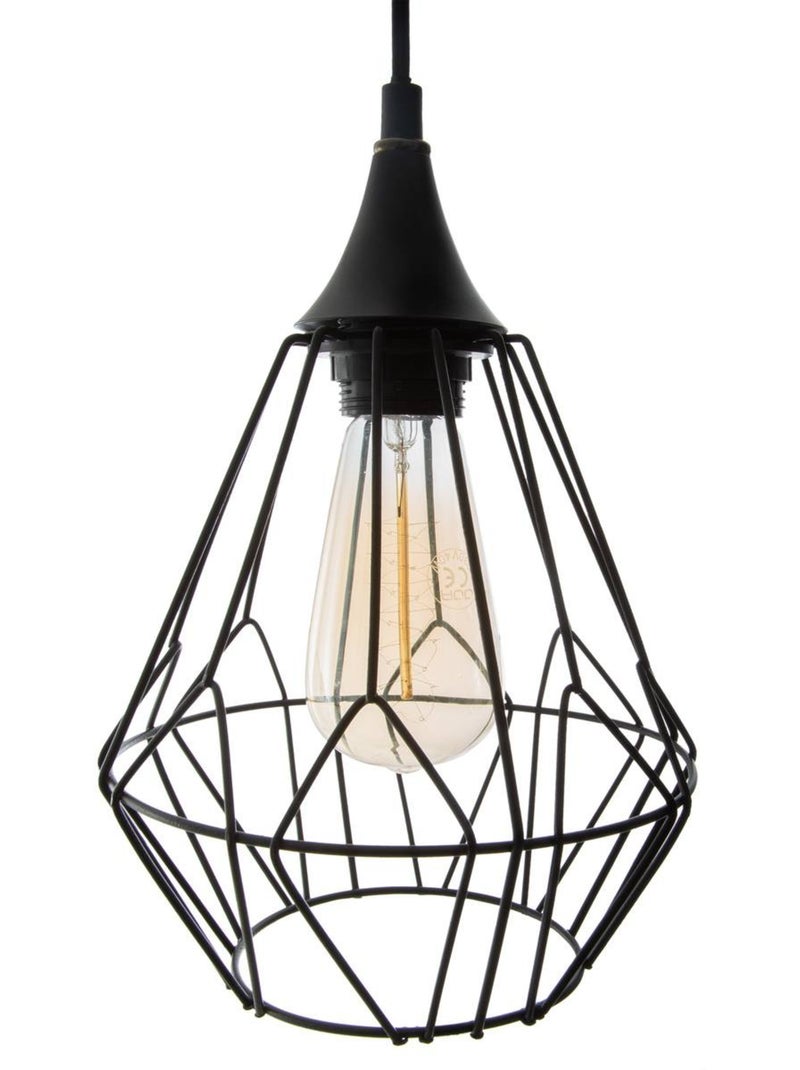 Suspension filaire 3 spots métal KAORE Noir - Kiabi