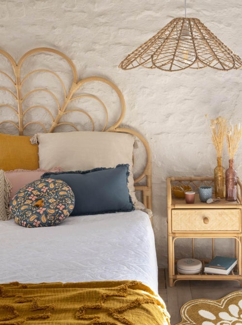 Suspension fleur en corde - Kiabi