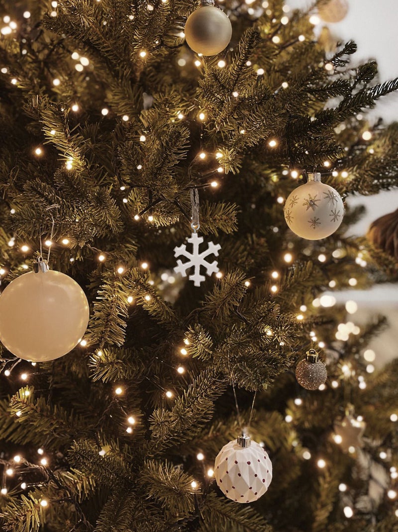 Suspension flocon en résine Blanc - Kiabi