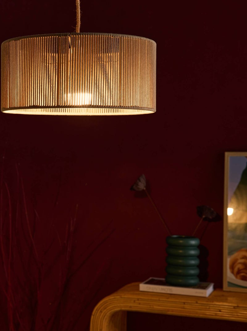 Suspension intérieur chanvre Ø40cm Zelie Marron clair - Kiabi