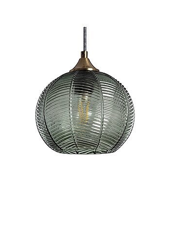 Suspension intérieur métal et verre Ø20cm Romane