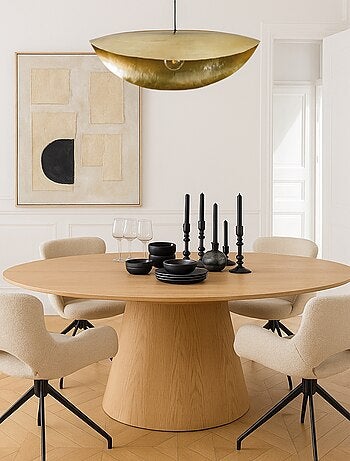 Suspension laiton martelé