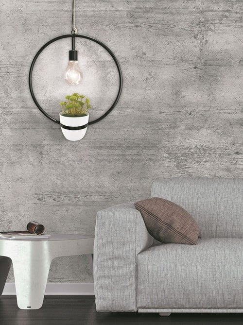 Suspension LED décorative avec plante Garden - H. 35 cm - Kiabi