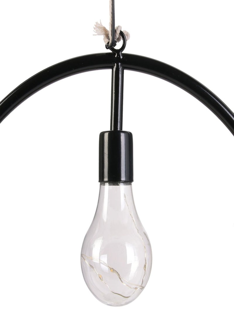 Suspension LED décorative avec plante GARDEN Noir - Kiabi