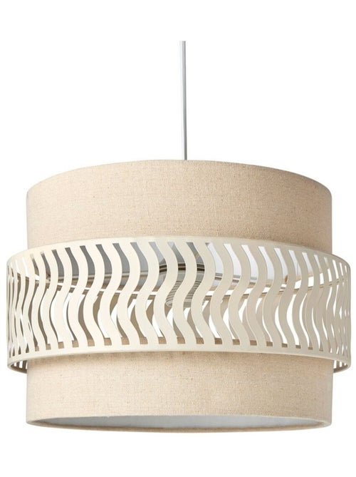 Suspension lin et métal diamètre 34cm - Kiabi