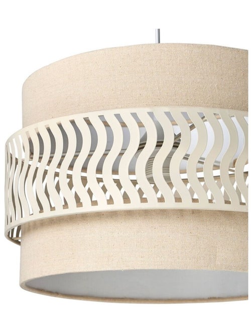 Suspension lin et métal diamètre 34cm - Kiabi
