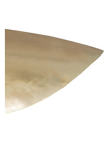 Suspension luminaire design en métal doré