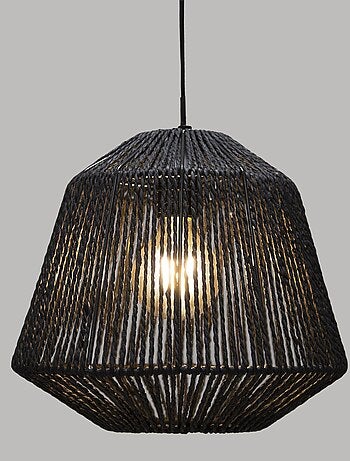 Suspension luminaire effet corde Ethnik