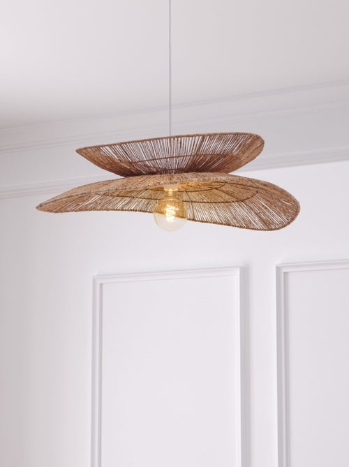 Suspension luminaire en jute - Kiabi