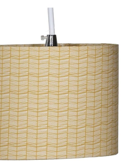 Suspension Lumineuse Trio Plafonnier en coton beige - SAUTHON - Kiabi