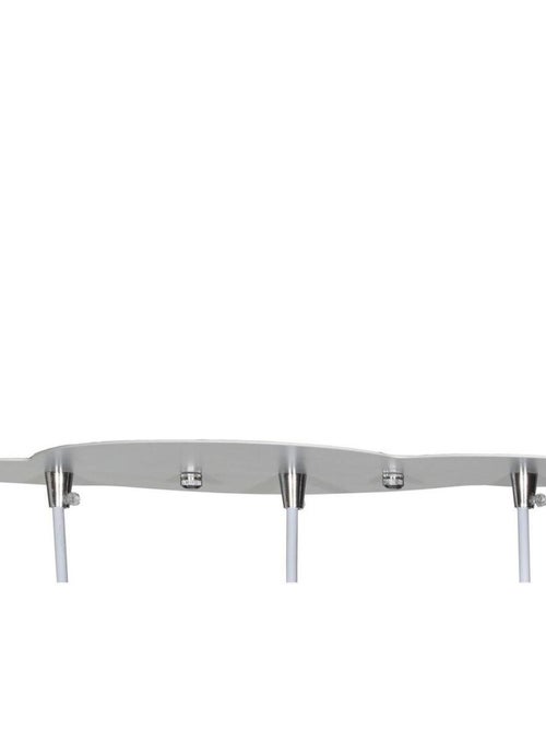 Suspension Lumineuse Trio Plafonnier en coton gris - SAUTHON - Kiabi