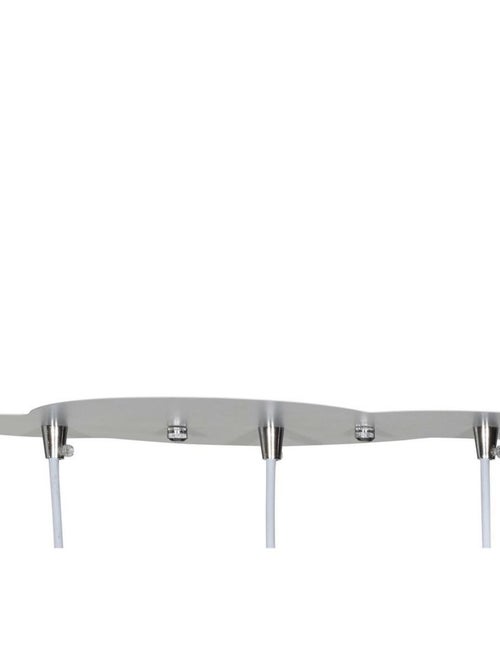 Suspension Lumineuse Trio Plafonnier en coton gris - SAUTHON - Kiabi