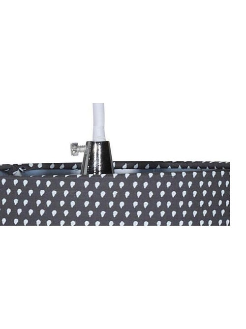 Suspension Lumineuse Trio Plafonnier en coton gris - SAUTHON - Kiabi