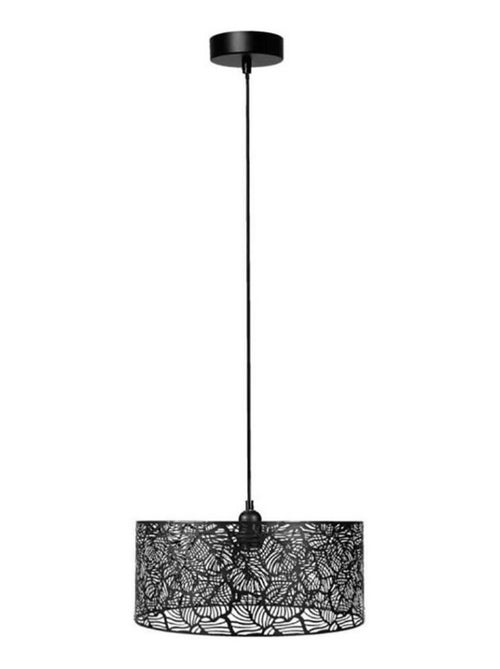 Suspension métal ajouré Calathéa noir - Kiabi