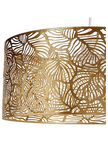 Suspension métal ajouré doré Calathéa D35