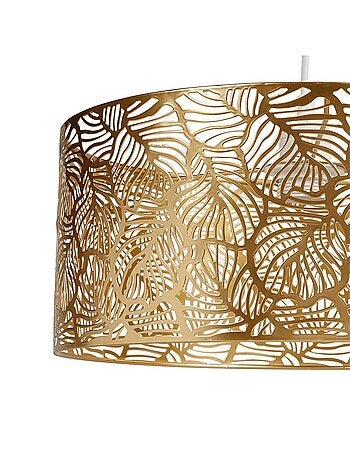 Suspension métal ajouré doré Calathéa D35