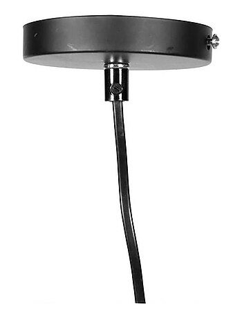 Suspension métal ajouré gigogne Aurore noir