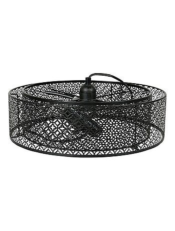 Suspension métal ajouré gigogne Aurore noir