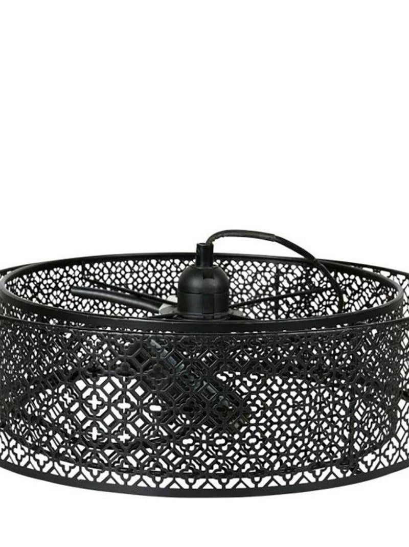 Suspension métal ajouré gigogne Aurore noir Noir - Kiabi