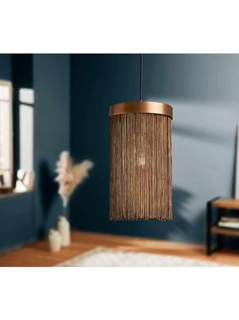 Suspension métal bronze Daya D15 Jaune - Kiabi