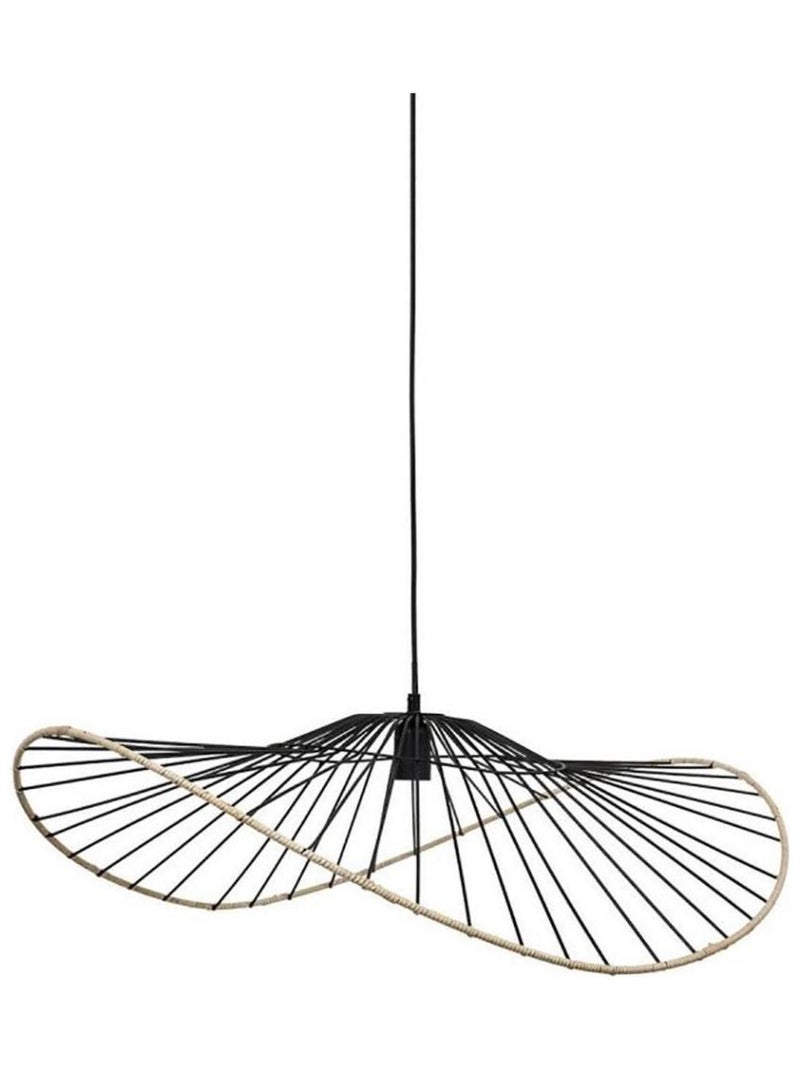 Suspension métal corde Bahia Noir - Kiabi