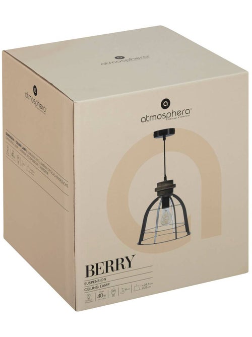 Suspension métal et bois BERRY - Kiabi