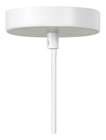 Suspension métal et lin Aurélia orange D52