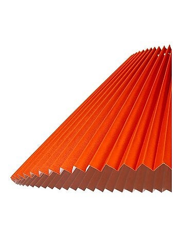 Suspension métal et lin Aurélia orange D52