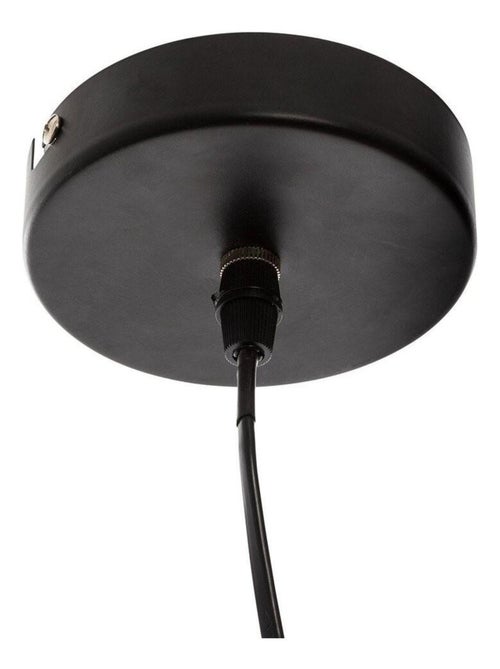Suspension métal et rotin Alara noir D69.5 - Kiabi