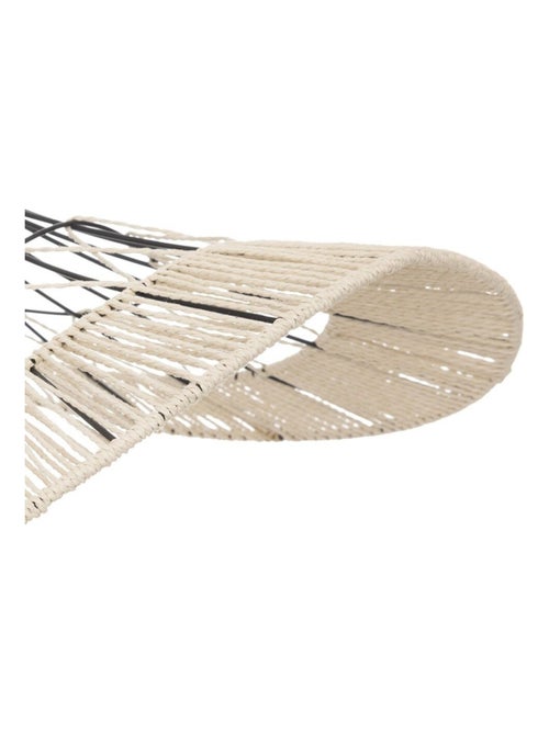 Suspension métal filaire Cosy noir naturel D75 - Kiabi