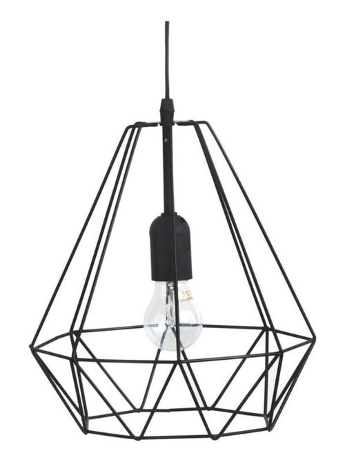 Suspension métal filaire D26 noir - Kiabi