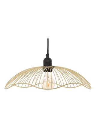 Suspension métal filaire Galt doré D34