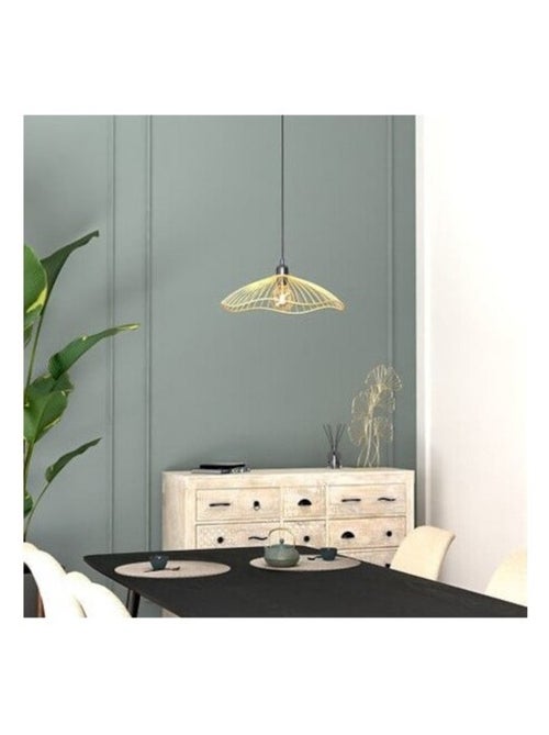 Suspension métal filaire Galt doré D34 - Kiabi