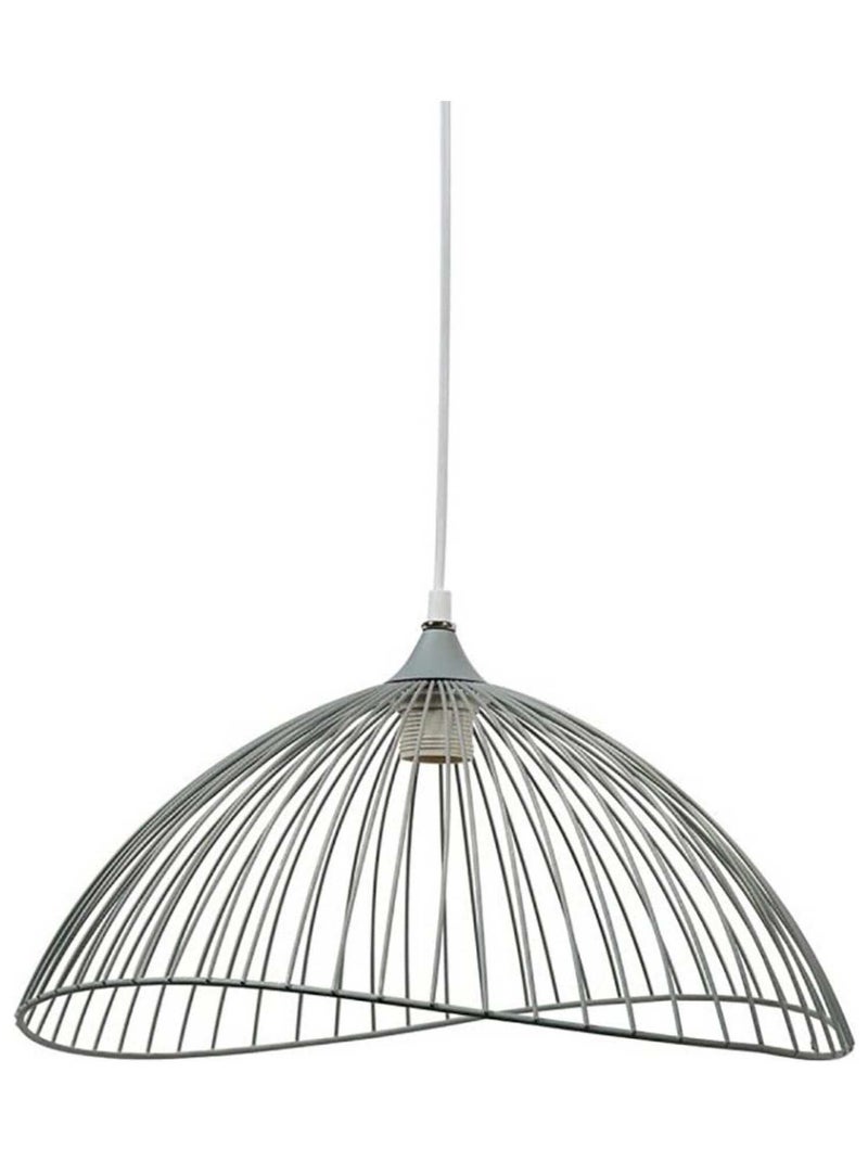 Suspension métal filaire gris Gris - Kiabi