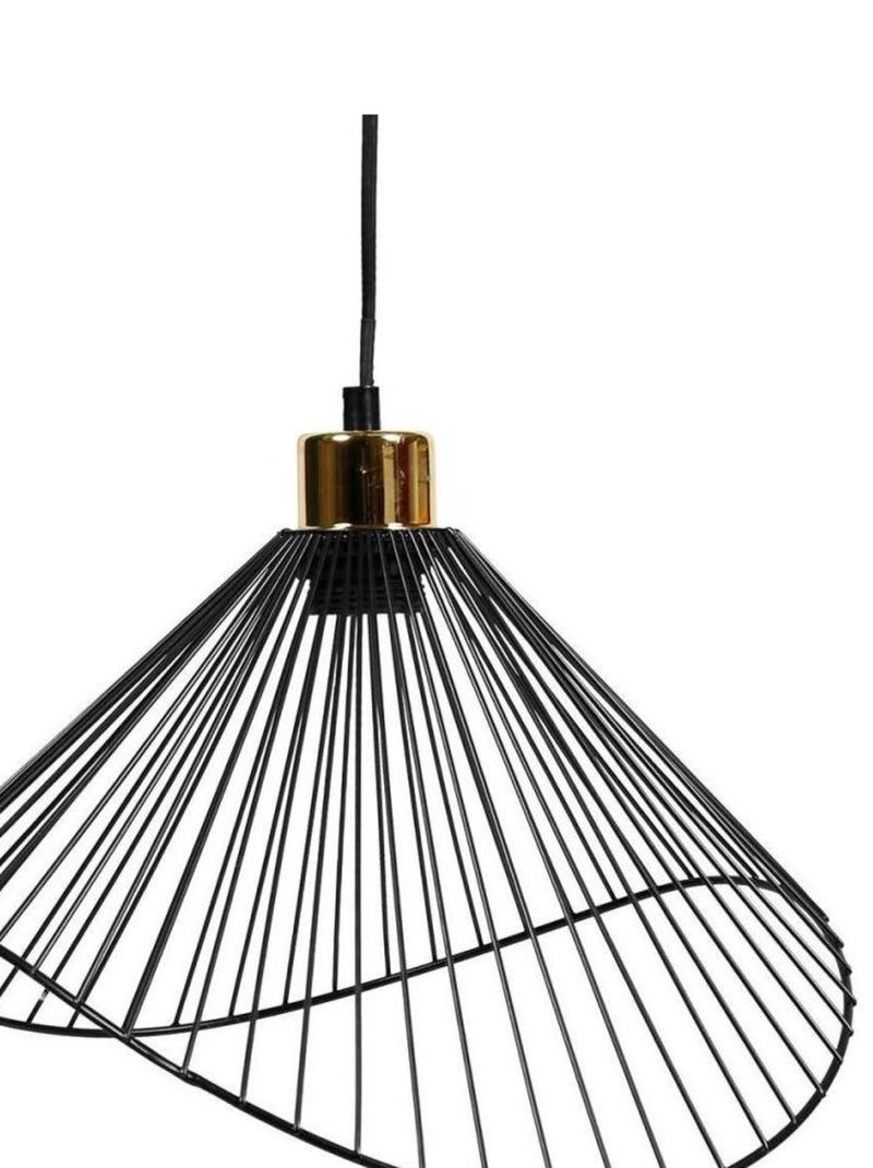 Suspension métal filaire Medusa D35 Noir - Kiabi