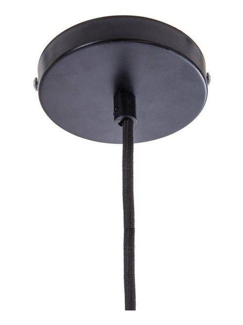 Suspension métal filaire rotin Suwa noir D35 - Kiabi